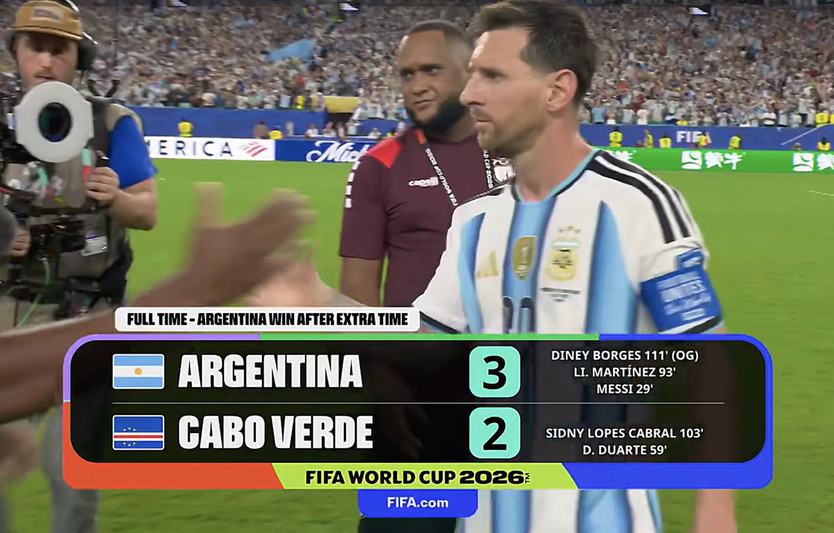 Theo1uck's tweet photo. 🙌If Cape Verde🇨🇻 hadn’t faced Argentina🇦🇷, Cape Verde would’ve made the quarterfinals at least🫡 https://t.co/oBiMRaHOBo