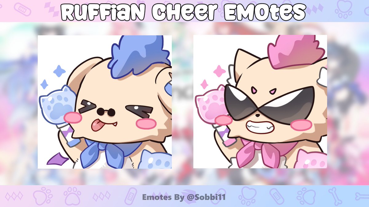 Sobbi11's tweet photo. #FWMCpix #BAUrendipity
I made free Ruffian cheering emotes so ruffians can cheer loud and clear for FUWAMOCO on stage today!!! BAU BAU!! 🩵🩷
Download 🔗⬇️ https://t.co/P8EfbKZr0F