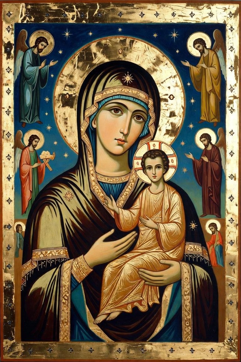Monica1776's tweet photo. Our Lady of Peace, pray for us! https://t.co/P7NUPoeaBu