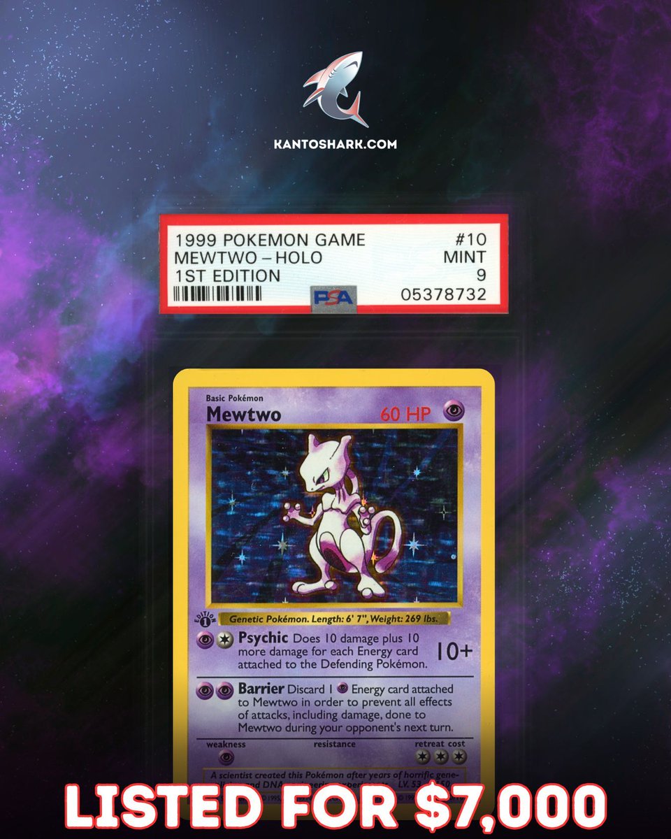 mewtwo pokemon card 1st edition - On Ebay including damage MEWTWO: Price Evolution & Market