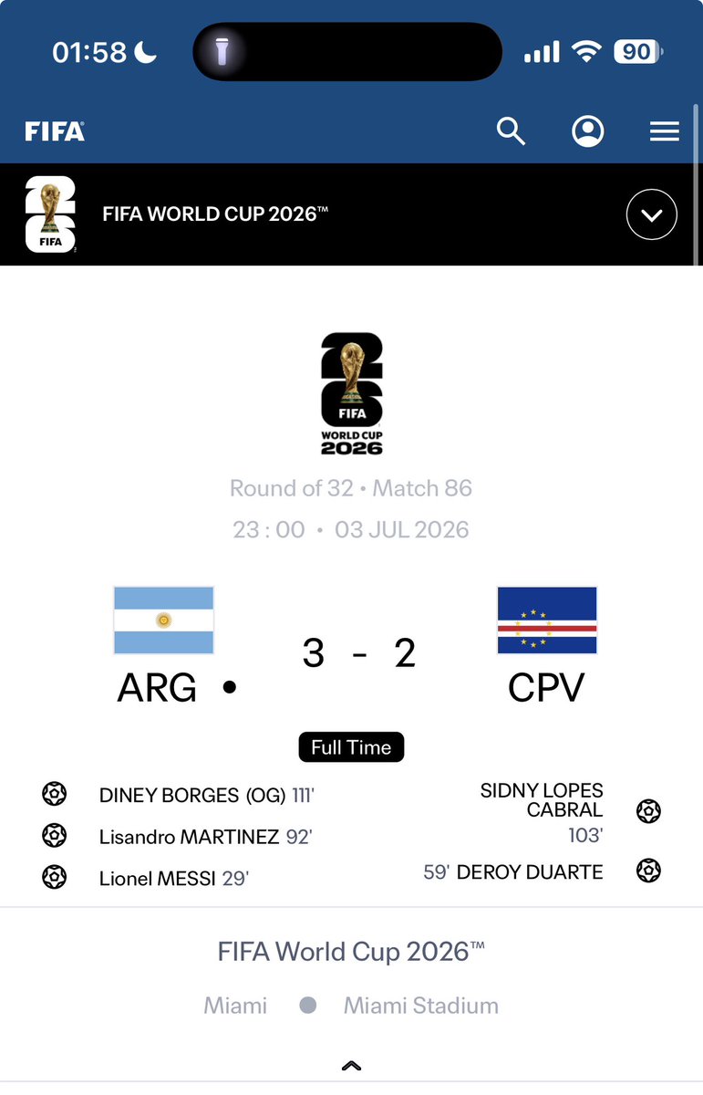 Cyberjoe19's tweet photo. The Argentina winner was an OWN GOAL, so there’s no assist for Lionel Messi tonight

TAKE NOTE FELLAS, THIS IS HOW THEY’VE BEEN MANIPULATING STATS!!!

Source: FIFA https://t.co/cXzbTKsuRx