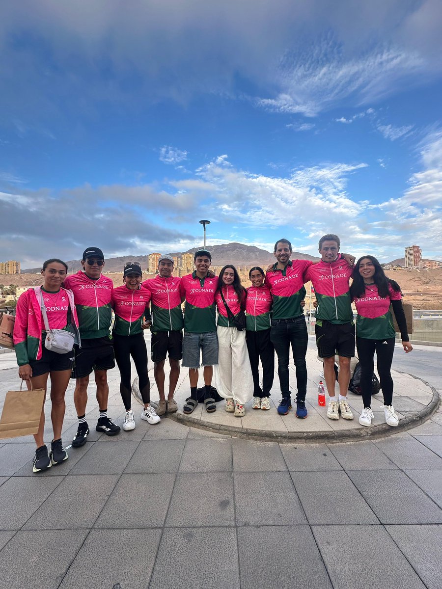 FedMexTriatlon's tweet photo. Mucho éxito al equipo mexicano que competirá el 4 y 5 de julio en el Campeonato Panamericano de triatlón 2026 en Antofagasta, Chile 🇨🇱
#teammex https://t.co/n2OYzSAEtm