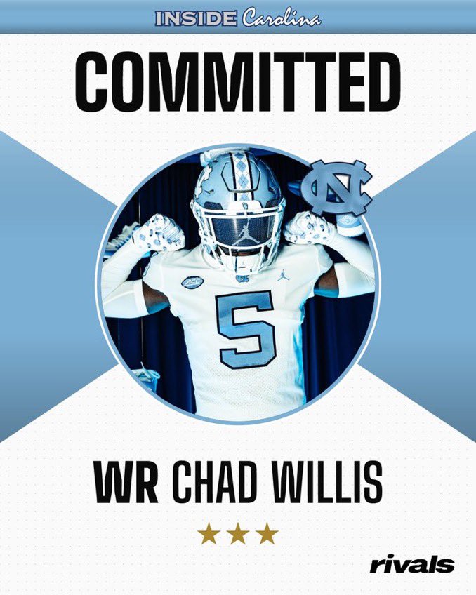 TheD_Zone's tweet photo. Orchard Lake Saint Mary's 2027 WR/S Chad Willis has committed to North Carolina

https://t.co/y25Tu2PIhl https://t.co/IrmsGe65qi