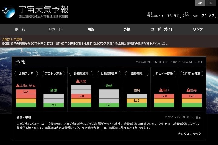 secupage's tweet photo. 太陽フレアのレベルが３から４になると◯震が地球で起きやすいように思いますが...。
今ところ証明されてないので
疑似科学の領域です。 https://t.co/1k1paso5uw