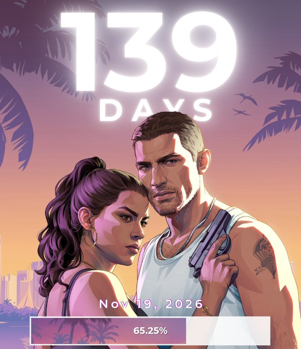 gta6ixplug's tweet photo. It’s almost time… #gta #gta6 #rockstargames https://t.co/T2p0NYIuGD
