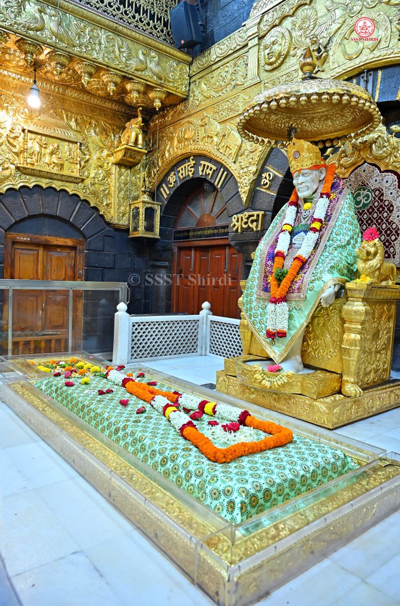 SSSTShirdi's tweet photo. *!! ॐ साई राम !!*
*श्री साईबाबा संस्थान विश्वस्त व्यवस्था,शिर्डी*
*!! ॐ Sai Ram !!*
*Shri Saibaba Sansthan Trust, Shirdi*
≈≈≈≈≈≈≈≈≈≈≈≈≈≈≈≈≈ 
*आरती :-शिर्डी माझे पंढरपुर*
*शनिवार ०४ जुलै २०२६*  
*Aarti :-Shirdi Majhe Pandharpur*
*Saturday 04 July 2026* https://t.co/rOKIDOkmDs