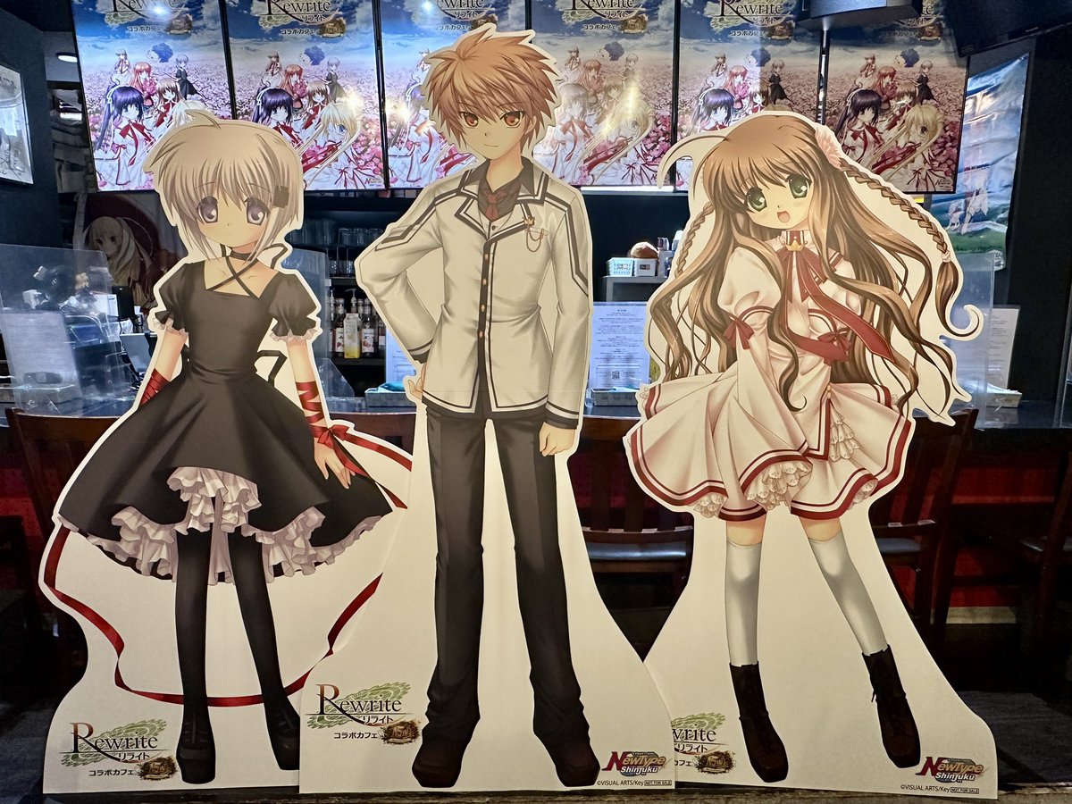 NewType新宿@Rewrite15周年コラボカフェ6/13～7/5 (@nt_shinjuku 