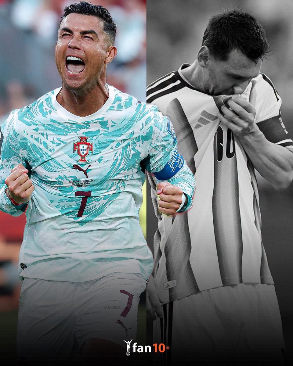AndateGago_'s tweet photo. @porqueTTarg ¡¡EL DEBATE JAMAS DEBIÓ EXISTIR!! 🐐

Mientras Cristiano Ronaldo lidera una remontada IMPOSIBLE contra un subcampeón del mundo como Croacia, Lionel Messi y Argentina dan pena contra Cabo Verde.

GOAT SOLO UNO, CRISTIANO RONALDO DOS SANTOS AVEIRO.🇵🇹🏆 https://t.co/iDkm5QSbdV