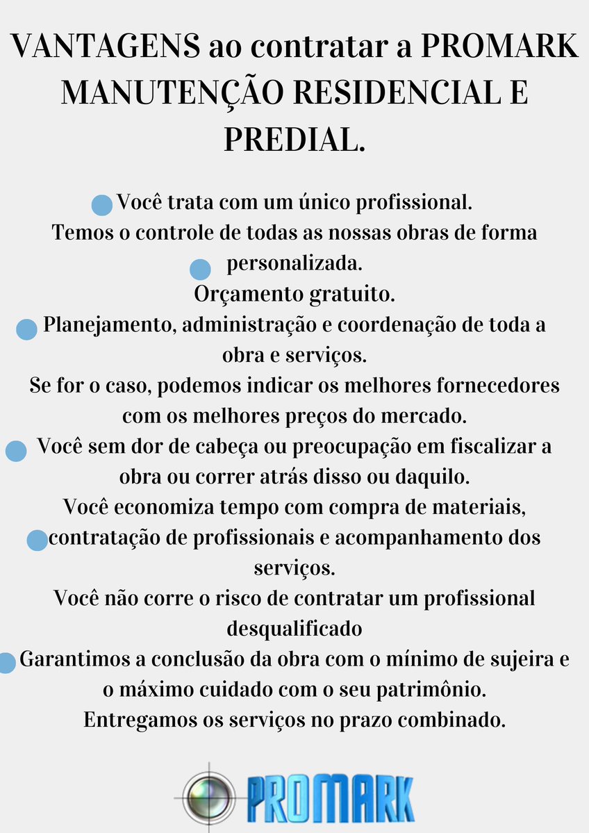 promarkmanuten's tweet photo. 📷 Trabalhamos com manutenções em geral, acesse nosso site para mais informações e entre em contato +55 53 99112-3844 (53) 32286774
https://t.co/gf6rcgLx4r
📷 orçamento GRATUITO
#manutenção #pintura #predio https://t.co/5ZaxqdJD4h