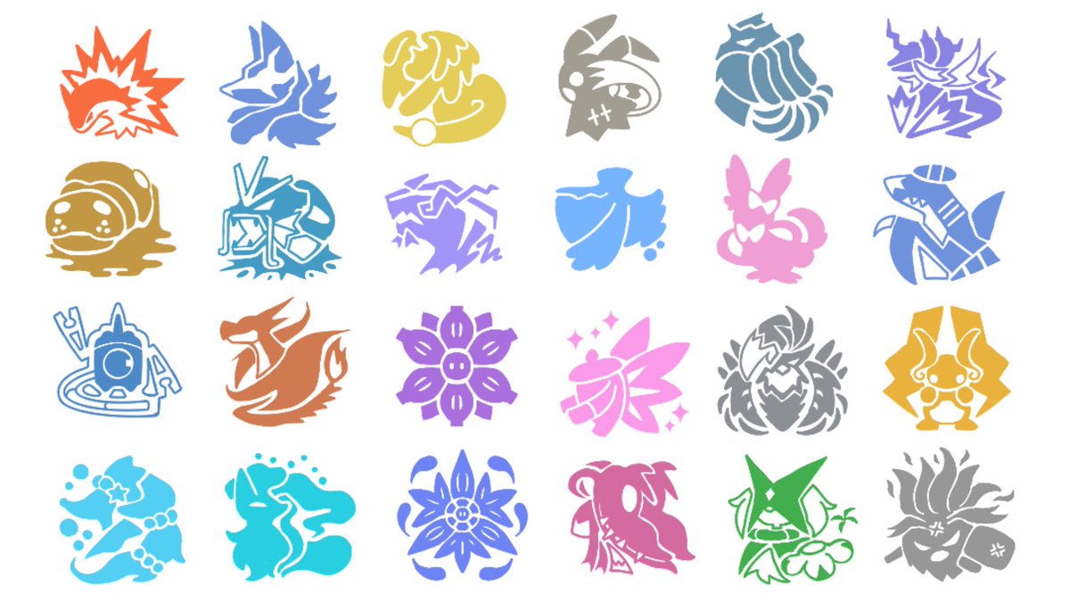 C_trl_lab's tweet photo. 最近お褒めいただくことが多くなった動画内で使っている手描きのポケモンアイコン達。
数も大分増えてきた〜〜これからも書き足してくぞ！！ https://t.co/VpavVuUjvz