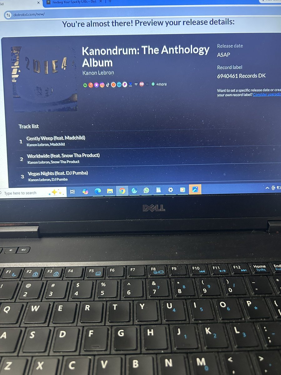 KLM2D4's tweet photo. Tomorrow 💿🔥
4 of July 🇺🇸 
The Anthology Album: Kanondrum 
#2DIE4 https://t.co/8Y4yiFPwY8