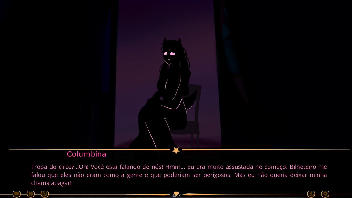 AxiFreak's tweet photo. -Para a nossa adorável Columbina: O que seria algo que você gostaria que as pessoas entendem mais sobre o amor?

-Querida Columbina, minha preciosa menina, eu pergunto, como o primeiro encontro com a tropa do circo foi? https://t.co/5RpF0wcTMV