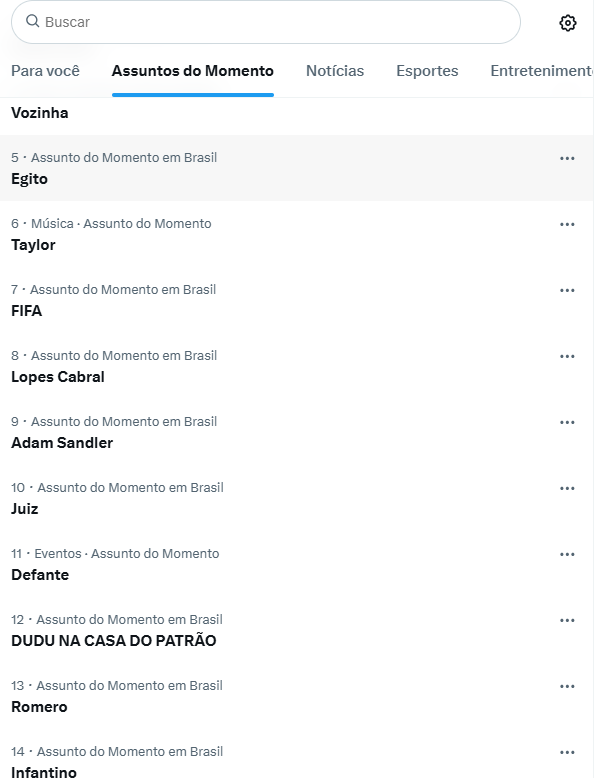 Sevenn_Boy's tweet photo. Dudu Camargo nos trending topics do X, de assunto mais comentados do momento! 

#CasaDoPatrão https://t.co/0wgtTOj6in