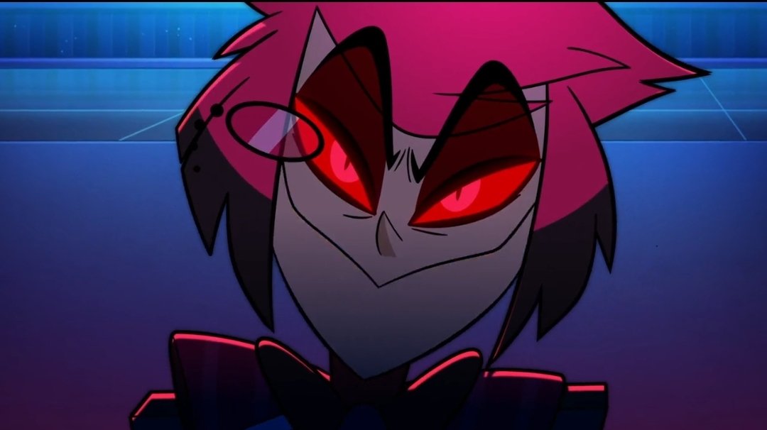 Alastorsfluffy's tweet photo. His face card is LETHAL and I'm obsessed with it #Alastor #HazbinHotel #HazbinHotelAlastor https://t.co/T9WutV6lrV