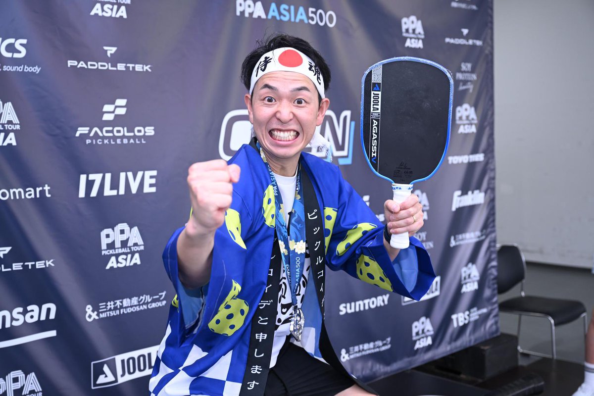 pickle_koide's tweet photo. PPA ASIA 500 Sansan TOKYO OPEN 2026
男子シングルス（DUPR3.5+）35歳以上

準優勝しました🥈

皆さん、応援ありがとうございました！ https://t.co/FznN6QRYQQ