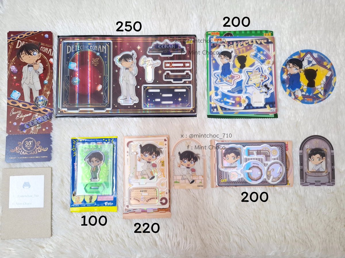 mintchoc_710's tweet photo. พร้อมส่ง

🚚ค่าส่งเริ่มต้น 45 
*พื้นที่ห่างไกล + 20

👐🏻สนใจชิ้นไหนสอบถาม/ดูรูปเพิ่มเติมได้ค่ะ
#ตลาดนัดโตมัน #ตลาดนัดoblivion #ตลาดนัดนารูโตะ #ตลาดนัดโคนัน #ตลาดนัดหมอยาวังหลัง #ตลาดนัดjjk #ตลาดนัดดันดาดัน #ตลาดนัดไฮคิว https://t.co/LrRlAKWIi2