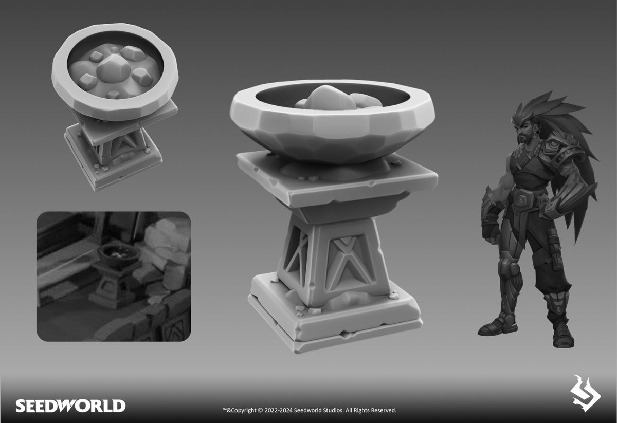 Undergraphics's tweet photo. Some of the modular column Hi-Poly assets for the Seedworld environment. https://t.co/6GGLdiYUwV