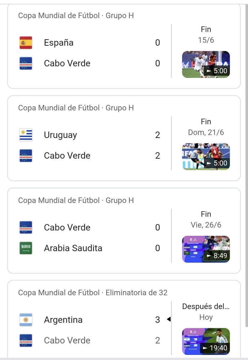 Argenpoirot's tweet photo. Cabo Verde termina este mundial sin haber perdido ningún partido en los 90 minutos de juego. 

MIRA QUE DEBUT MUNDIALISTA! https://t.co/pgpAEJxeHb