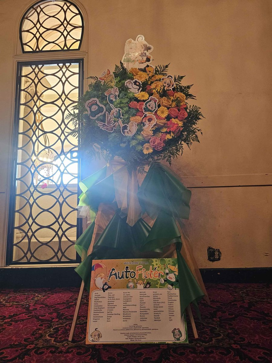 madsjustmad's tweet photo. Happy to be a part of the team for the Autofister flower stand for Serendipity!!
#HoloSerendipity #autofister #rkggk #immergination https://t.co/lnxHH88XsR