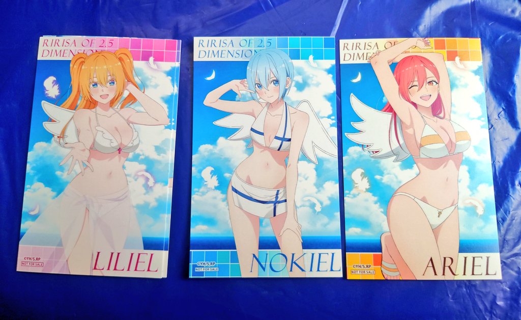 hamasho0617's tweet photo. 2.5次元の誘惑 にごリリ 水着 ゲーマーズ  缶バッジ 特典 ブロマイド 交換

譲] リリサ,ノノア,アリア
求] ミリエラ (美花莉) 等身>SD

本日秋葉原手渡しか郵送希望です。宜しくお願いします。 https://t.co/sY3kHdexaV
