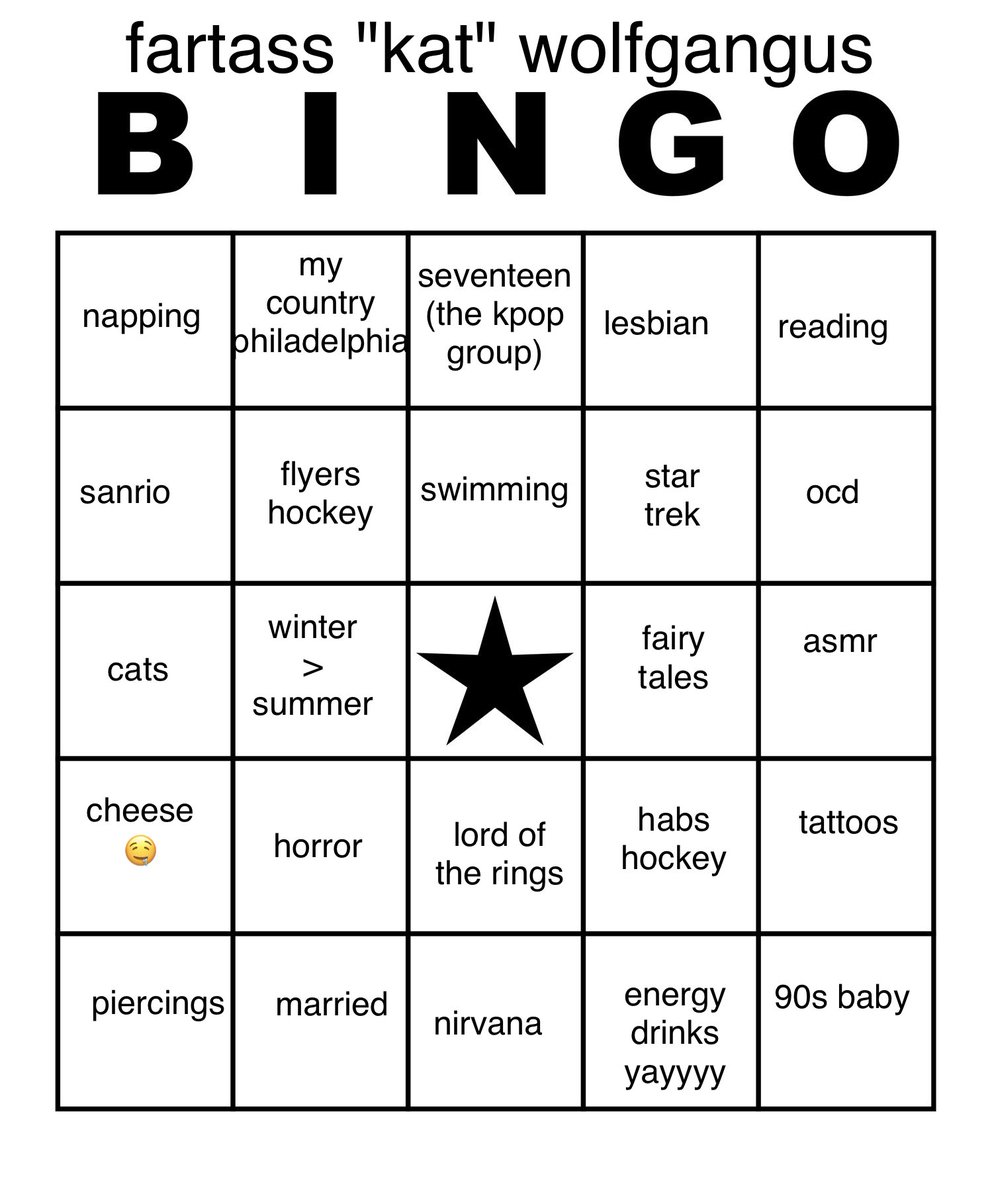 scoupslesbian's tweet photo. friends, oomfs, countrymen, lend me your time and do my bingo https://t.co/YNICTGRogt