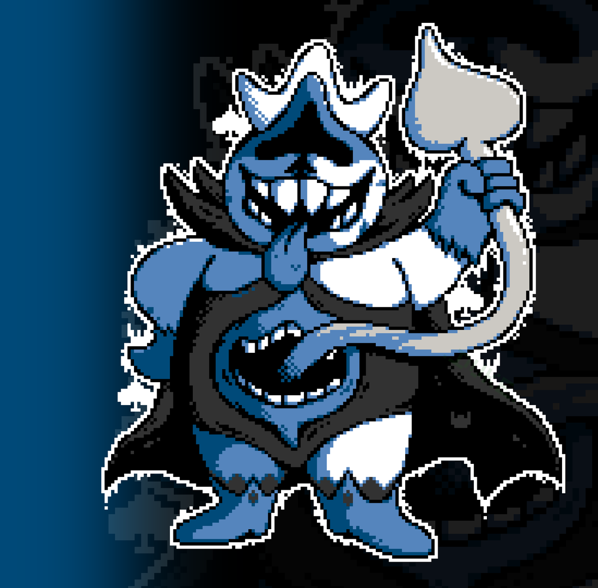 DukeMeansBiz's tweet photo. #DELTARUNE 
06 - King https://t.co/tsZDR6E0os