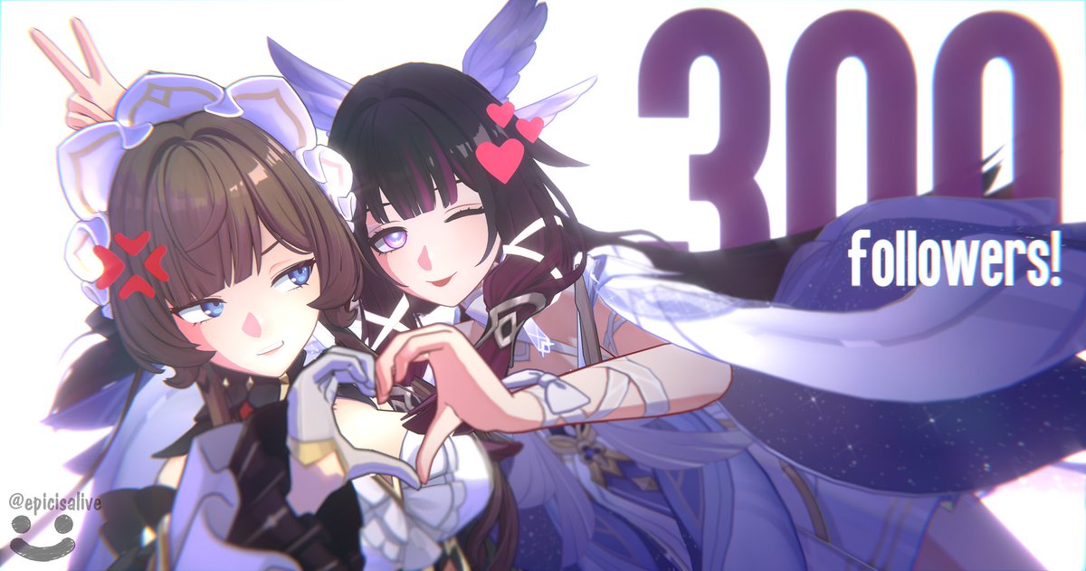 epicisalive's tweet photo. 300 followers!!! Its so amazing to see the support for my art recently, so i made an appreciation piece! Thank you all for 300 and 10k likes!!!!! #genshinimpact #sandbina https://t.co/jUrXd9yfvZ