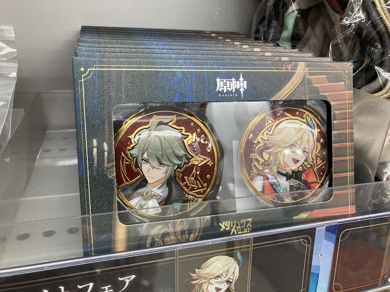 リゼロ 原神 etc グッズセット グッズ入荷情報】 『原神』 ・メタリュクスバッジセット 入荷したで