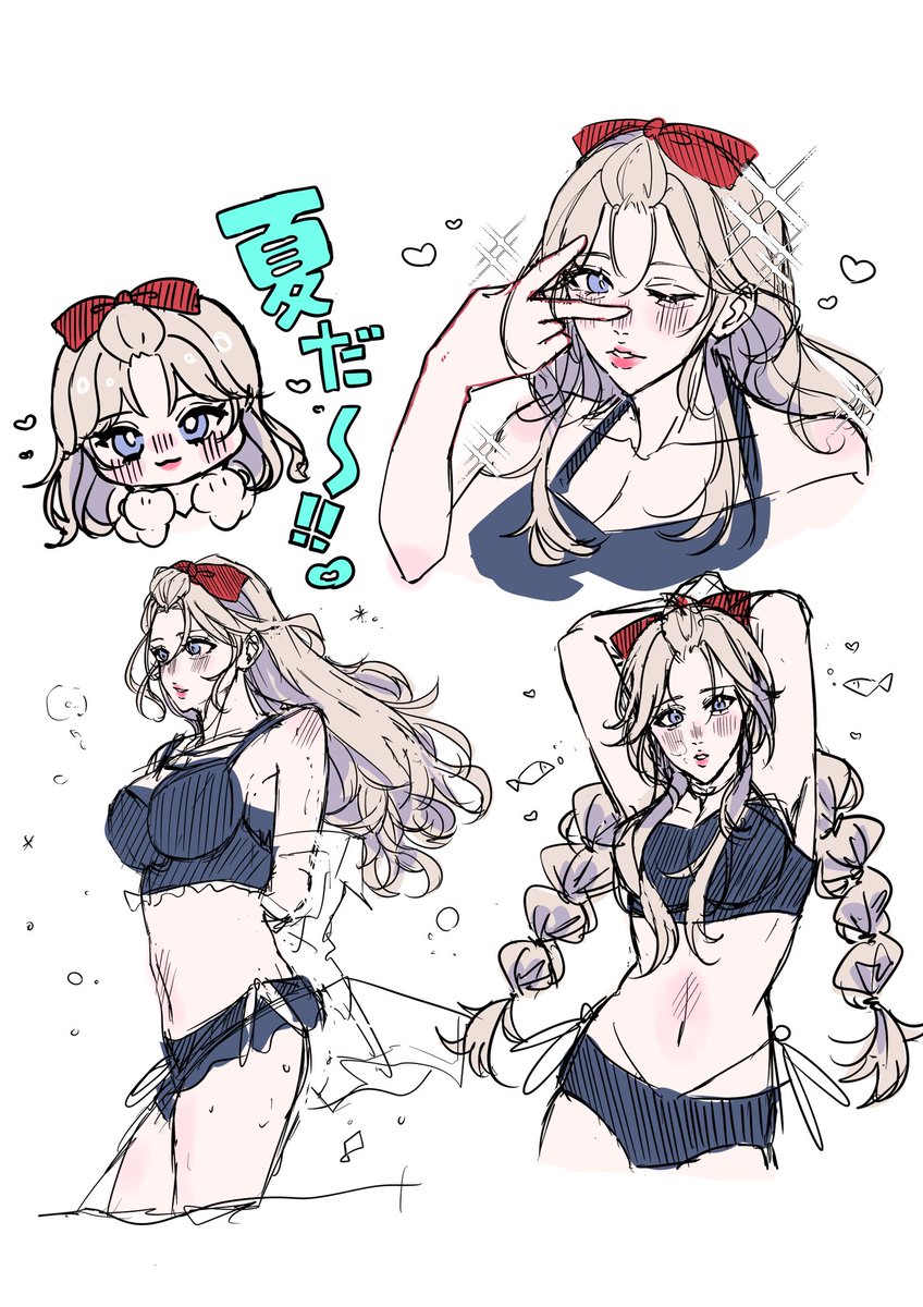 ill_ght's tweet photo. 夏‼️🌞🌴🌺✨ #illustration https://t.co/sU84dV2w51