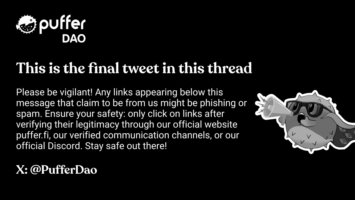 PufferDao's tweet photo. https://t.co/tfOahJhFmZ