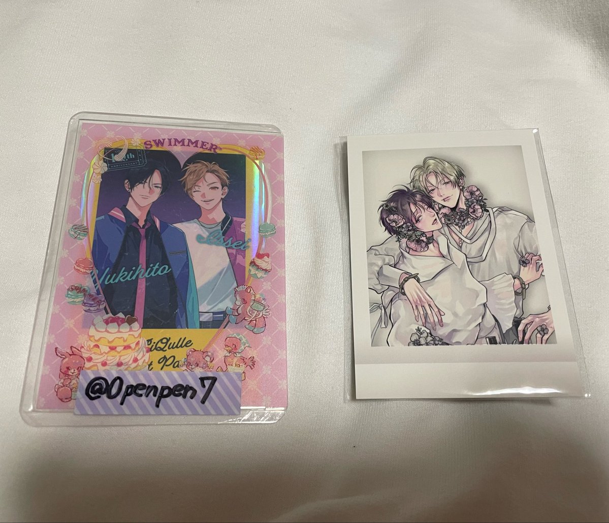 0penpen7's tweet photo. 【交換】
BLT 購入特典 ぱしゃこれ

譲:画像1枚目（蜂巣先生）

求:画像2.3枚目（🩷>>>💙）

横浜手渡しまたは郵送での交換希望。
お気軽にお声掛けください。 https://t.co/57cOWhzmCx