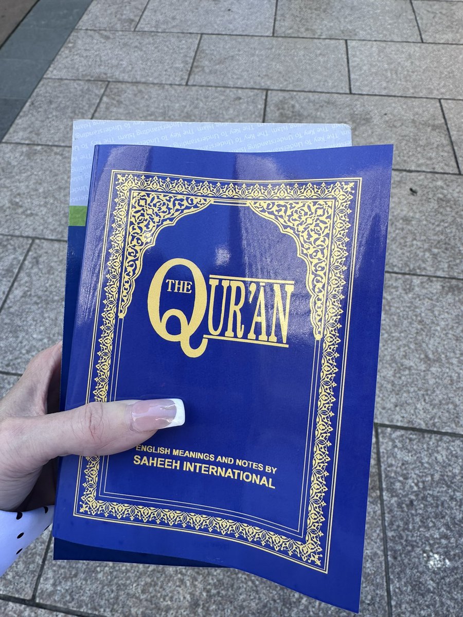 findomdelux's tweet photo. This white lady lost her shit at me getting a free Quran! 

Honestly, it’s the best religion in the world and it is only growing! 

White men should Simp and serve 👸 https://t.co/gxNu5ikfbQ