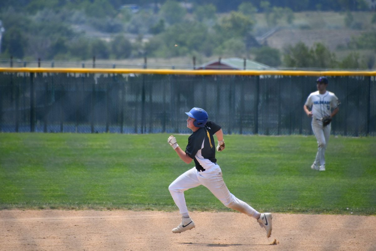maximusgraff7's tweet photo. Game 1 ✅
3-for-3 at the plate. Locked down LF. Finished it with a walk-off double for the win.

Rocky Mountain Oysters get it done in the @COBSBL Pride of America Championship opener. On to the next. 💪⚾️

#classof2029 #RockyMountainOysters #WalkOff #Baseball #uncommitted https://t.co/qpIP0O3xLA