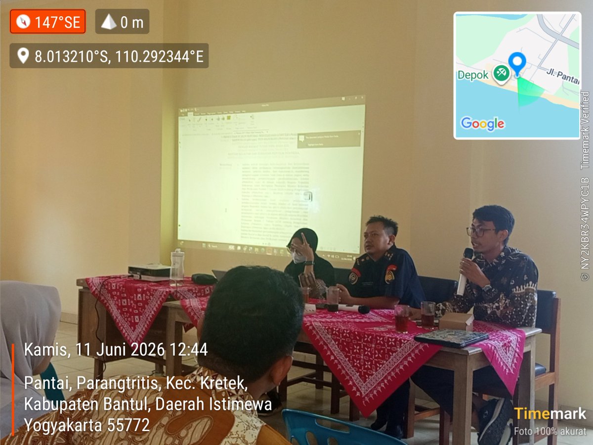 JohanYancco's tweet photo. Sosialisasi Implementasi Pengelolaan Benih Bening Lobster pada KUB Mina Bahari 45 dan Mina Bahari 45 II bersama DKP DIY 
#KKP #DJPB #BPPSDMKB #PUSLUH #BRPBATPPbogor https://t.co/TVsWYB9fV8