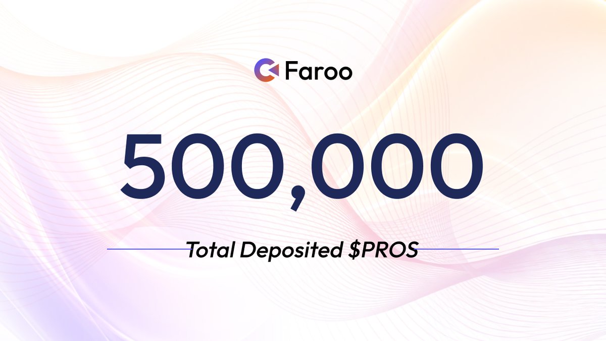 Farooxyz's tweet photo. Over 500,000 pharos-network:native has already been deposited into Faroo Pre-mint.  

The Hybrid Vault is designed to protect your deposited stPROS principal.  

2 days left in the Phase 1 Open Period, with 48% of the capacity available.  

Join here 👉 https://t.co/MB6jx6t0kl https://t.co/8c8Iy9pcSN