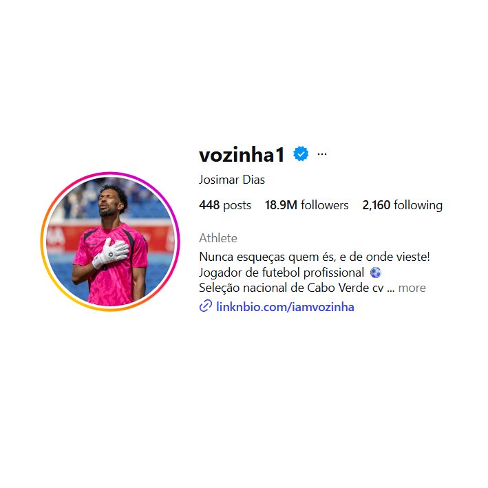 InternetH0F's tweet photo. Cape Verde goalkeeper Josimar Dias started the 2026 World Cup with less than 50,000 followers on Instagram 

Dias now has over 18.9 million followers after some incredible performances against teams like Argentina and Spain https://t.co/bdtcF9fzwt