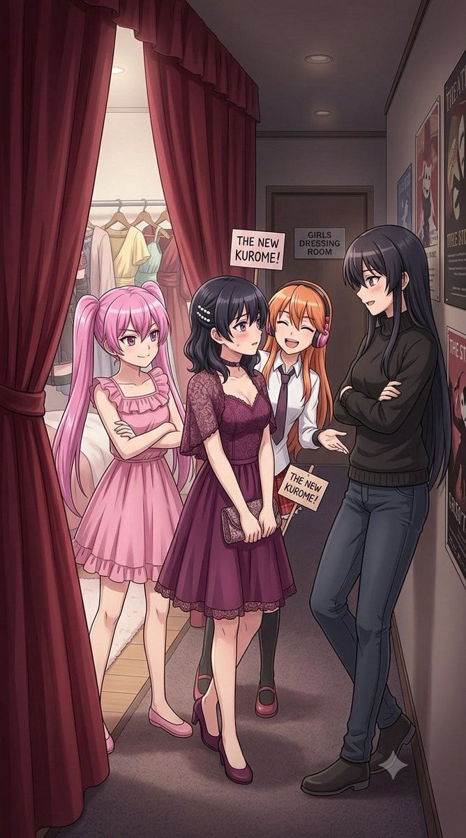 WesleyTraore1's tweet photo. Kurome and Wave are about to go on their date. 
Mine Sheele and Chelsea helping kurome get ready.
Kai and Tatsumi helping wave get ready.
Akame looks to see how nice for little sister is. 
Wave and Kurome go out on your date with everyone being supporting. https://t.co/AIIdiU6eZE