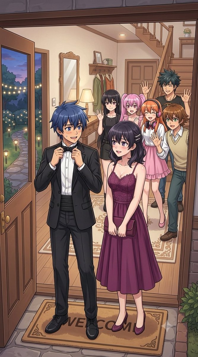 WesleyTraore1's tweet photo. Kurome and Wave are about to go on their date. 
Mine Sheele and Chelsea helping kurome get ready.
Kai and Tatsumi helping wave get ready.
Akame looks to see how nice for little sister is. 
Wave and Kurome go out on your date with everyone being supporting. https://t.co/AIIdiU6eZE