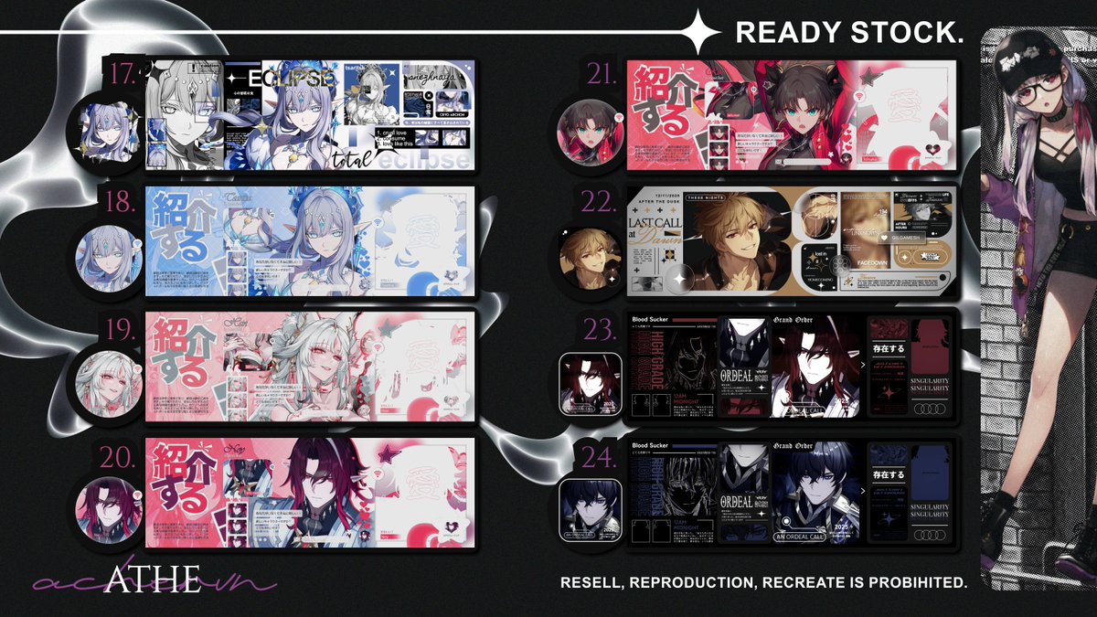 achervn's tweet photo. HAY athe ada 32 ready stock layout drip marketing hsr, genshin dan wuwa yg bisa ditake jam 14.00~ price ada di alt yapsss ><

[all interactions are appreciated<3 #bealanja #2Disell] https://t.co/km7ehDy3HW