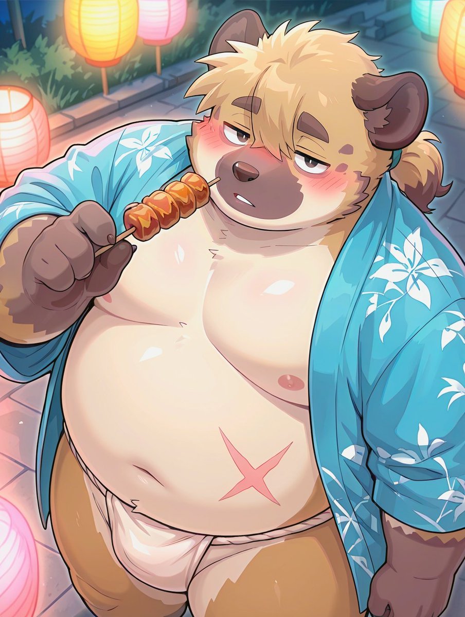 lV30_archive's tweet photo. Summer Festival ☀️
#AIart
#デブケモ
#aigeneratedimages https://t.co/hIVtU3QwJc