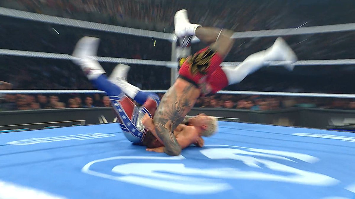 SubToSlamX's tweet photo. PLANTED WITH A CROSS RHODES

CODY WILL FACE SAMI THIS MONDAY

#SmackDown https://t.co/jfbwrZDknW
