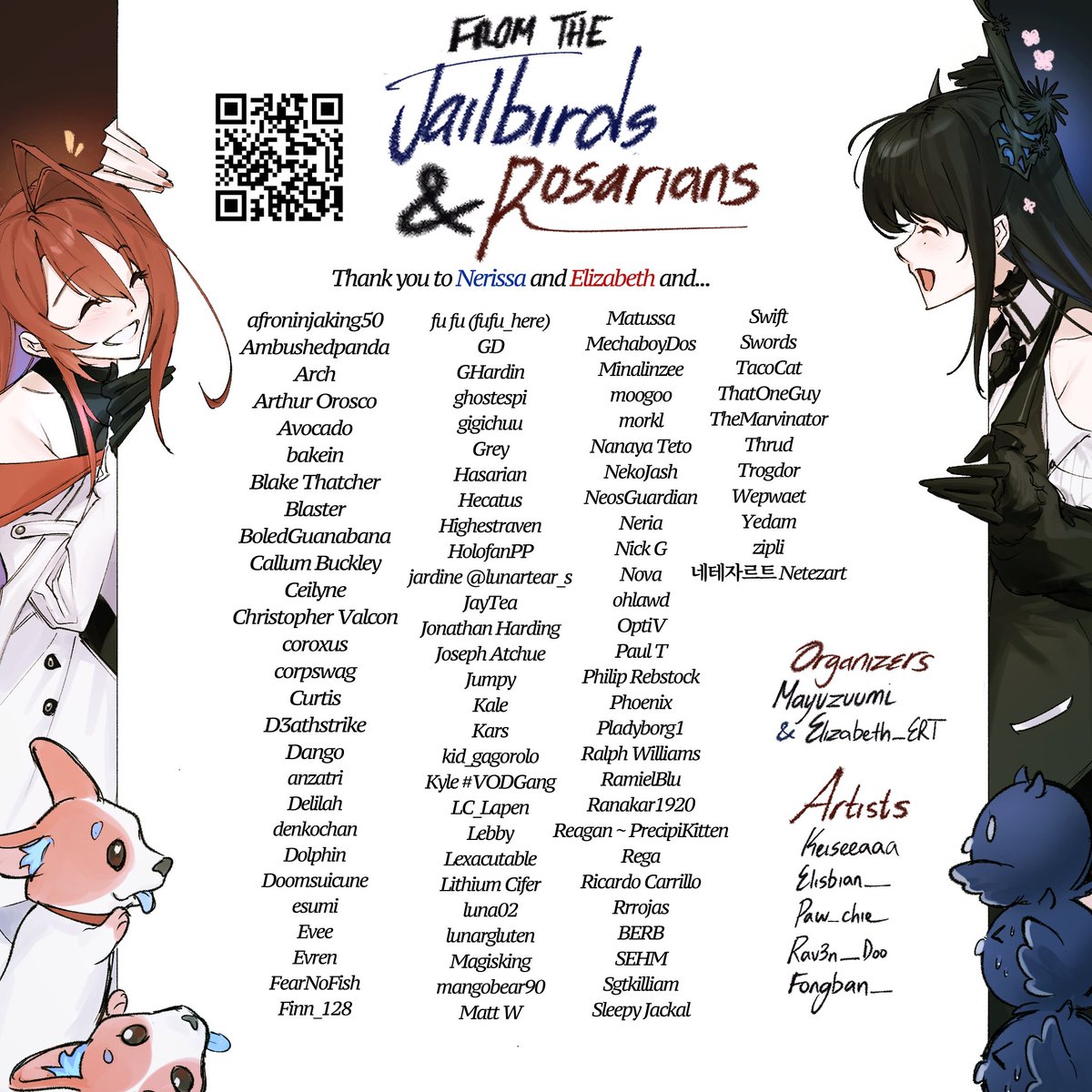 Elisbian_'s tweet photo. i had the honor of contributing art for the donations thank you board. hope everyone has fun at the concert!!! https://t.co/c3MGJ9o7Un
