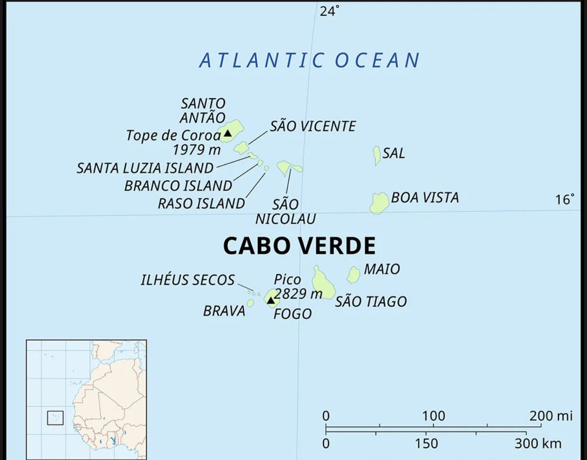 BalaElann's tweet photo. Cabo Verde today’s Challenger to Argentina in FIFA 2026 consist of 9 small islands located west of Senegal in Africa https://t.co/EIfEI7Sx1d