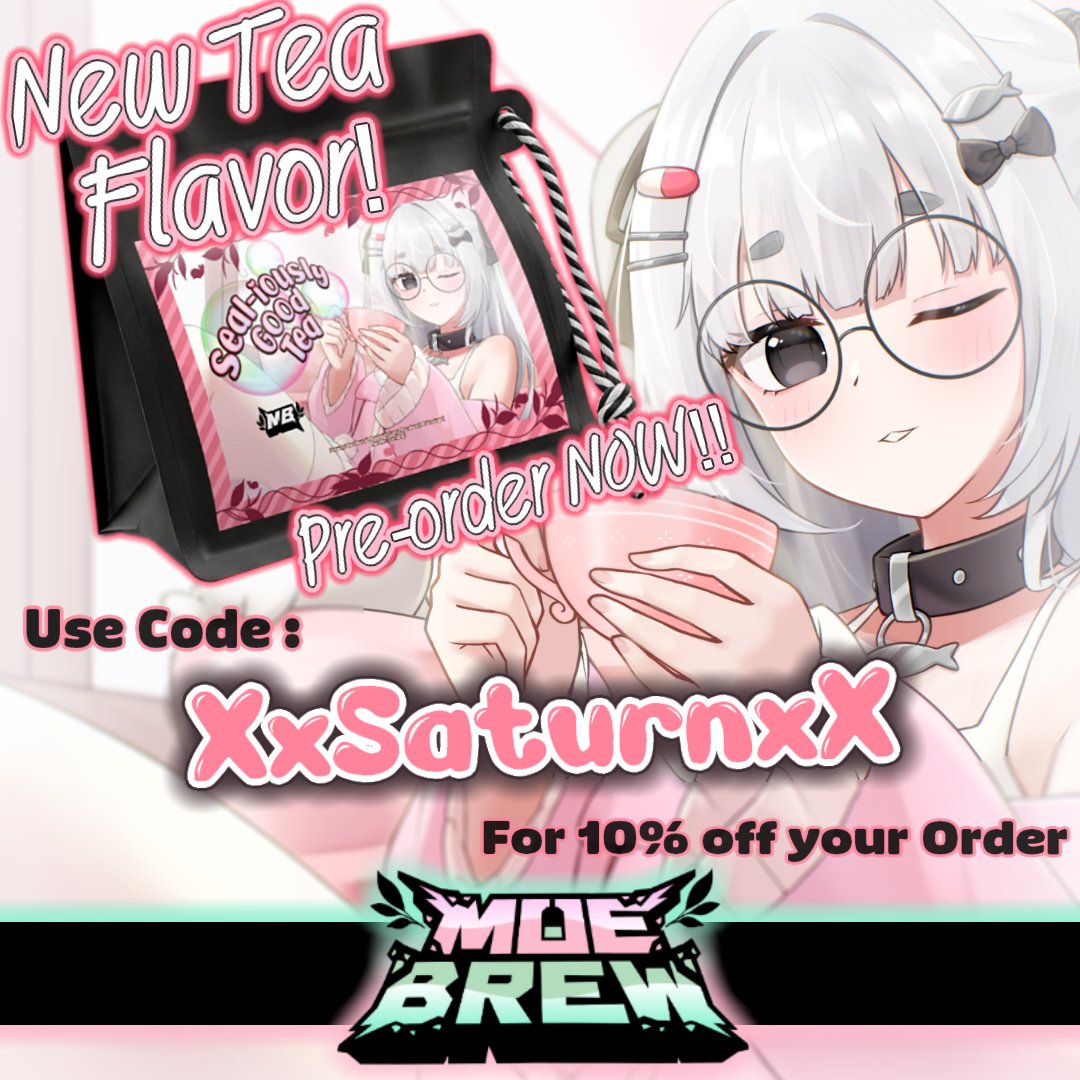 XxSaturnxXVT's tweet photo. Do you like Tea?? I couldn't recommend #MoeBrew more! New flavor is available for pre-order!!
You can use my code for 10% off ~ https://t.co/dUzNnMhJ1X