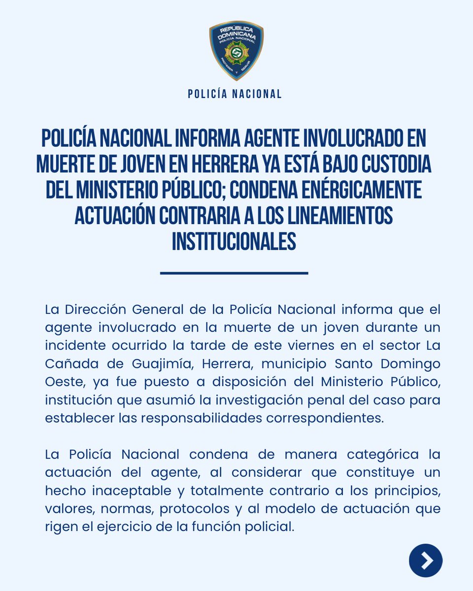 PoliciaRD's tweet photo. 📢 COMUNICADO OFICIAL https://t.co/eyNrrnQlL1