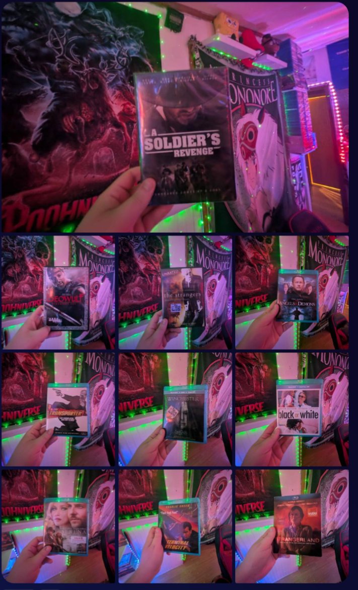 angryjsponge's tweet photo. All my physical media picked up the last two weeks, Physical media is alive and I will support it until I'm dead. https://t.co/y7axfmDuvu