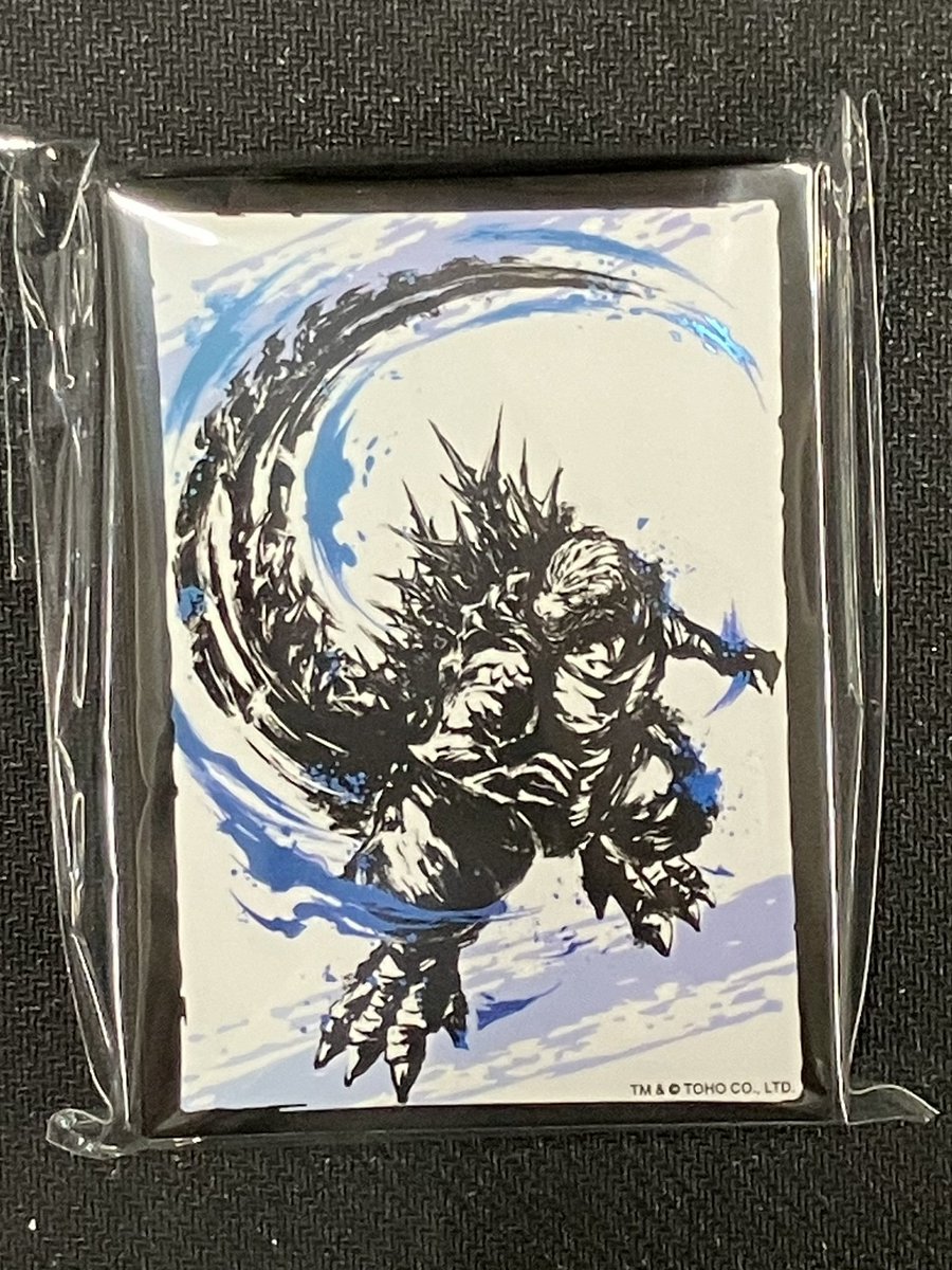 ゴジラカードゲーム 販売情報】 スリーブ＆カードセット 『怪獣墨絵大