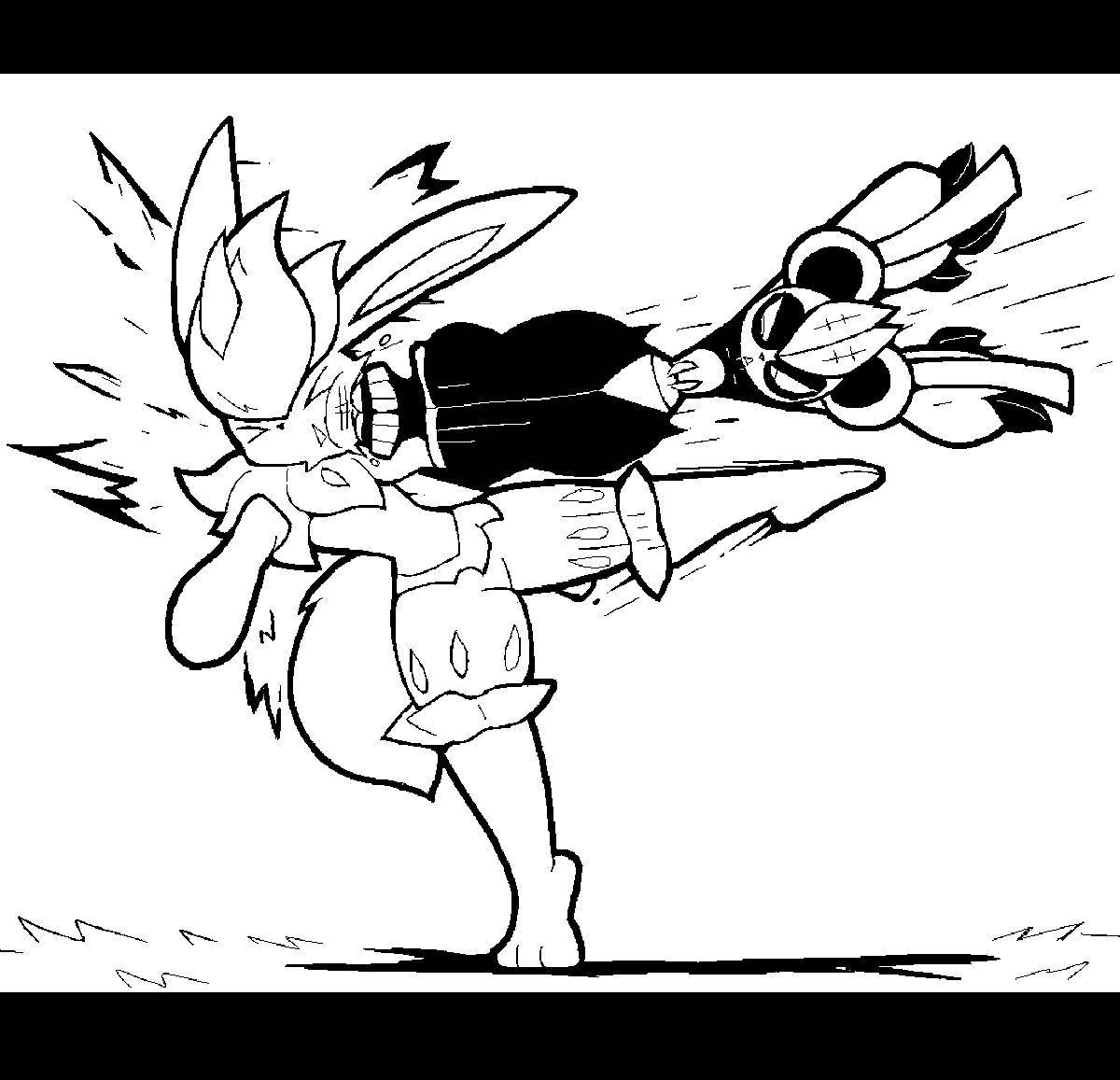 Usagibun1's tweet photo. Verdash vs Leafan!
A battle to see who the real grass fighter really is!
#palworld https://t.co/jMM94VPuL2