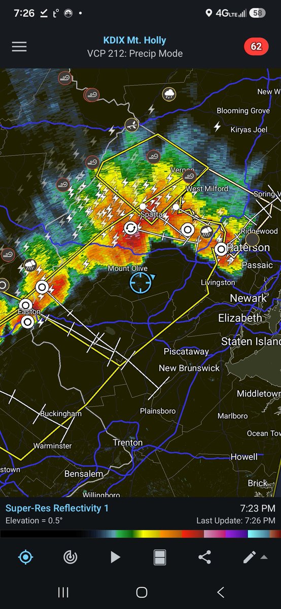 weatherwilly's tweet photo. Morris county NJ got hit hard... worst tree damage I've seen since hurricane Sandy. Drove from chester to Randolph trees down everywhere. I'm sure after the NWS surveys they're going to be saying at least 60+ mph straight line winds https://t.co/WDPPp8x8QP