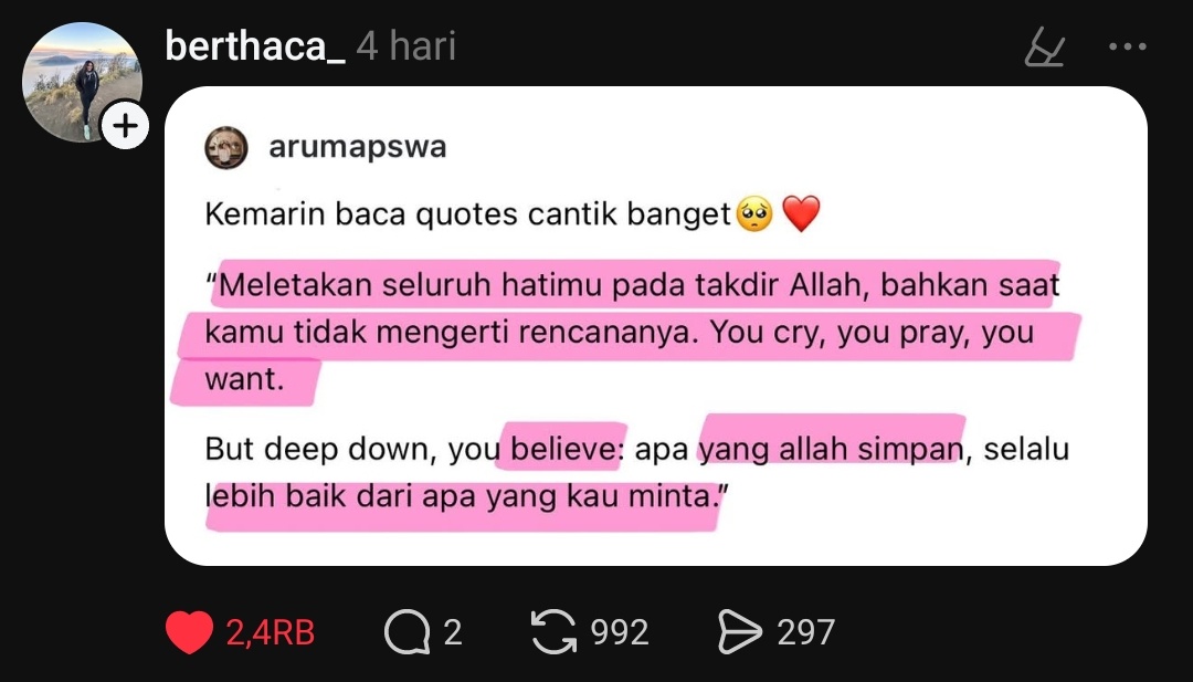 prettyday__'s tweet photo. Tepat di saat yang dibutuhkan. https://t.co/pV2fG8uvBb
